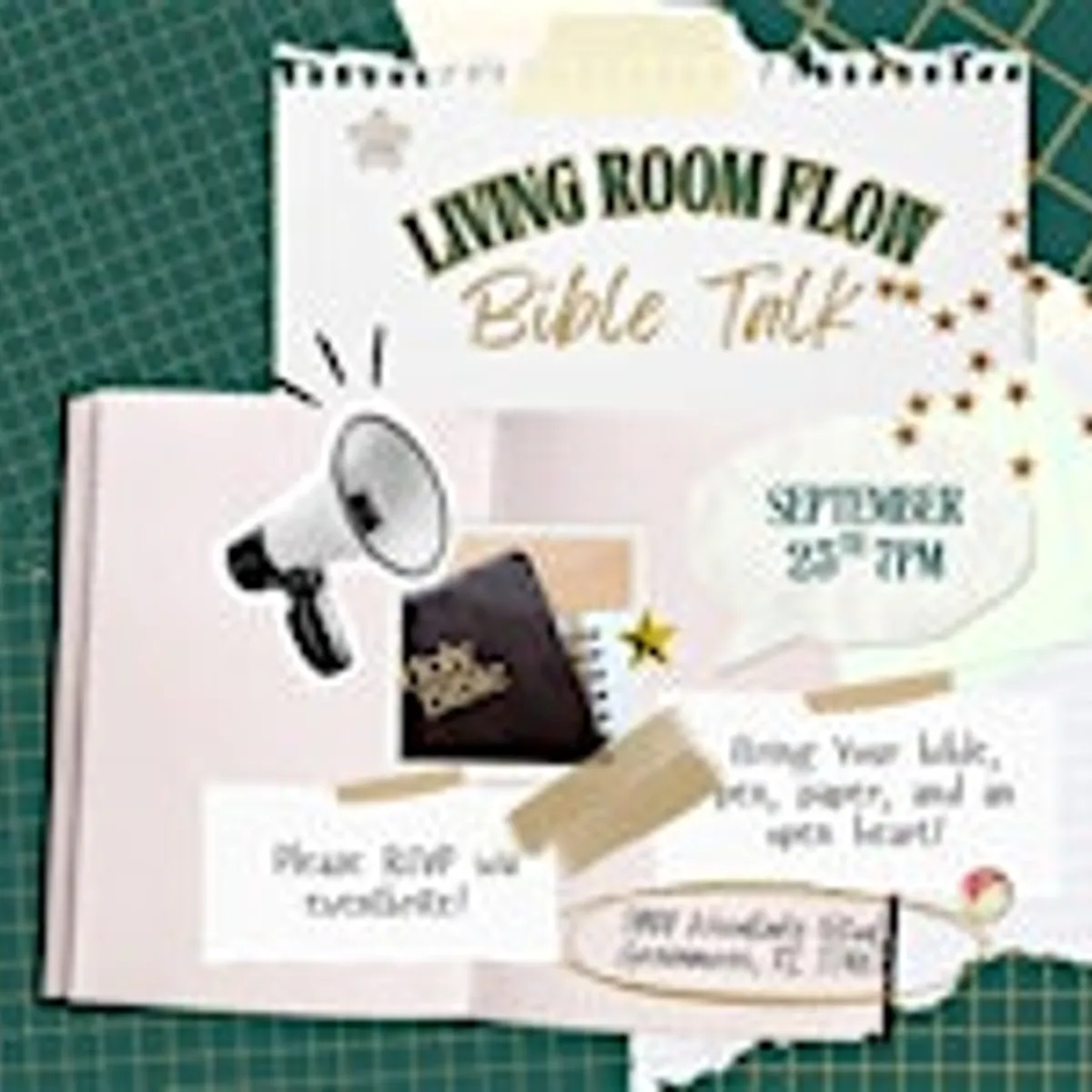 Living Room Flow Bible Talk!