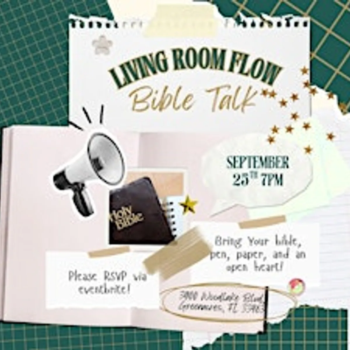 Living Room Flow Bible Talk!