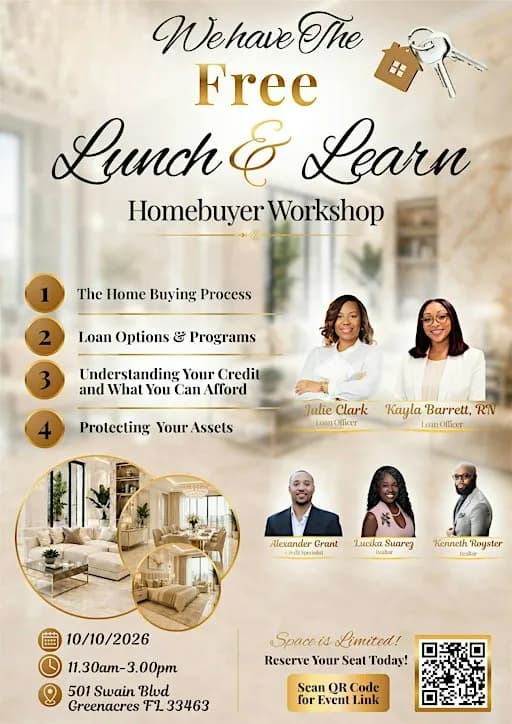 Lunch & Learn Home Buyer Workshop