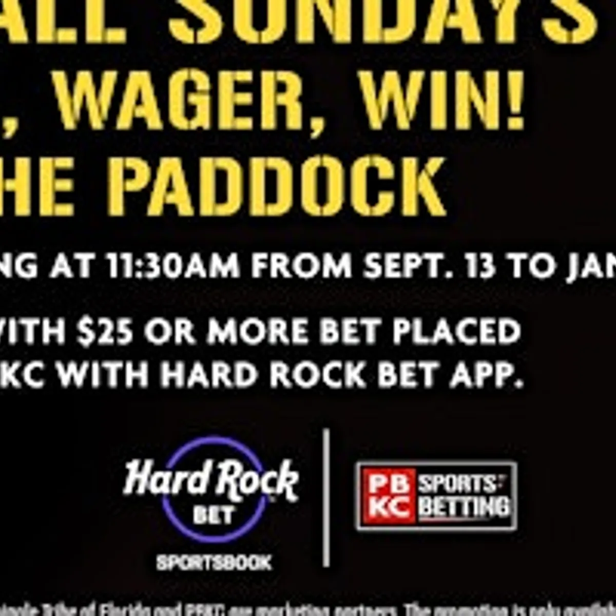Football Sunday at The Paddock