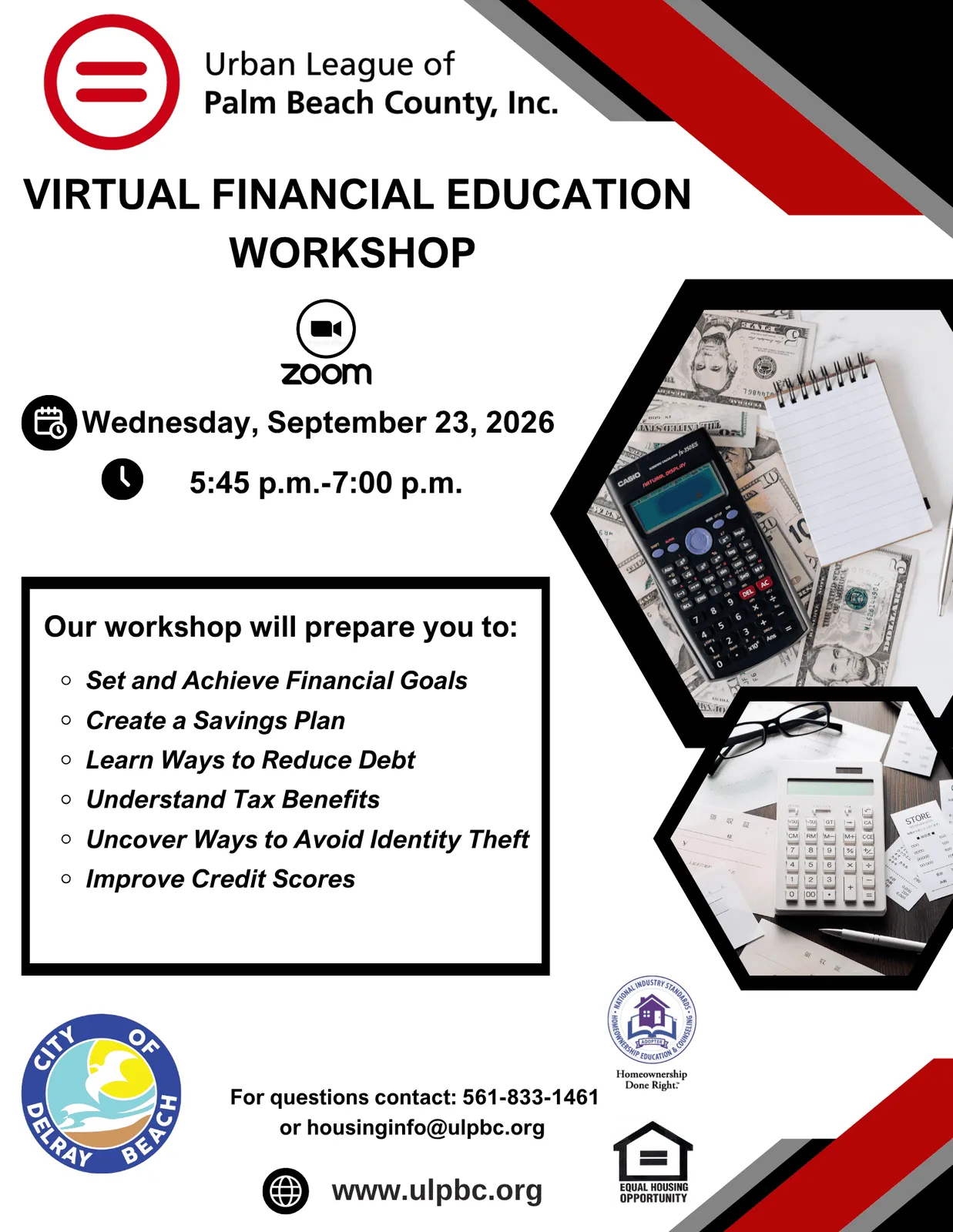 Virtual Financial Education Workshop
