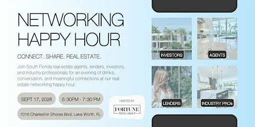 Real Estate Networking Happy Hour