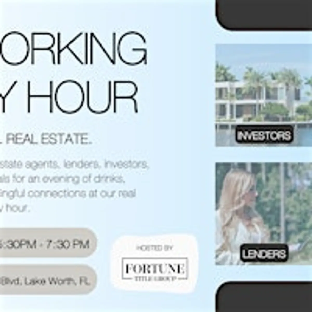 Real Estate Networking Happy Hour