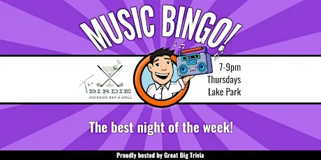 Play Music Bingo with Prizes at The Birdie by David Burke