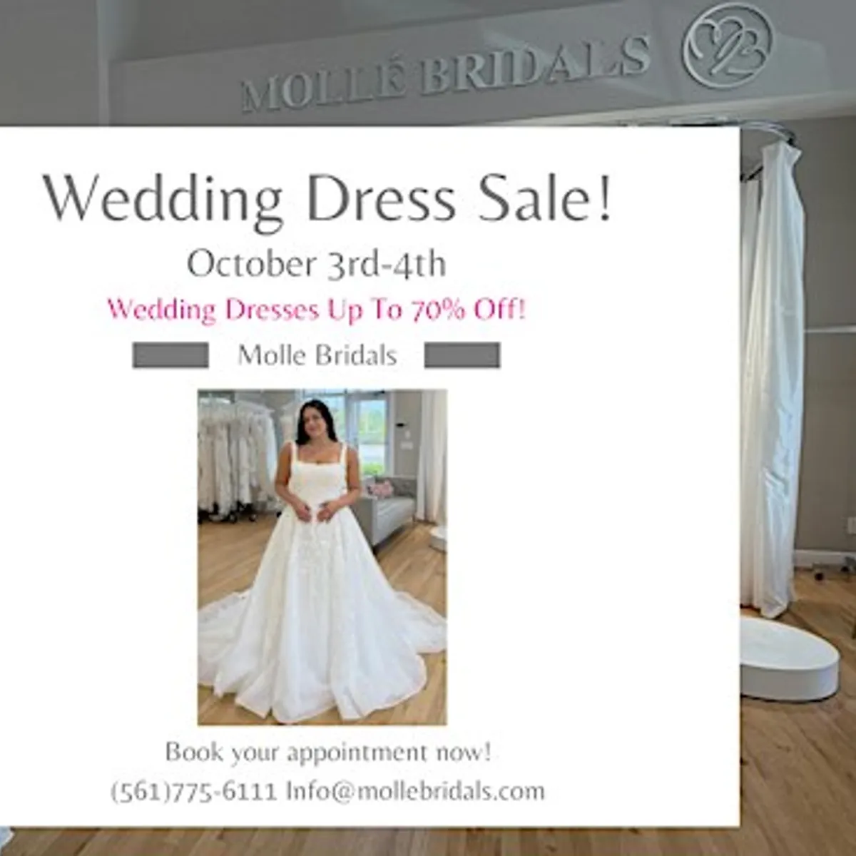 Molle Bridals Wedding Dress Sale