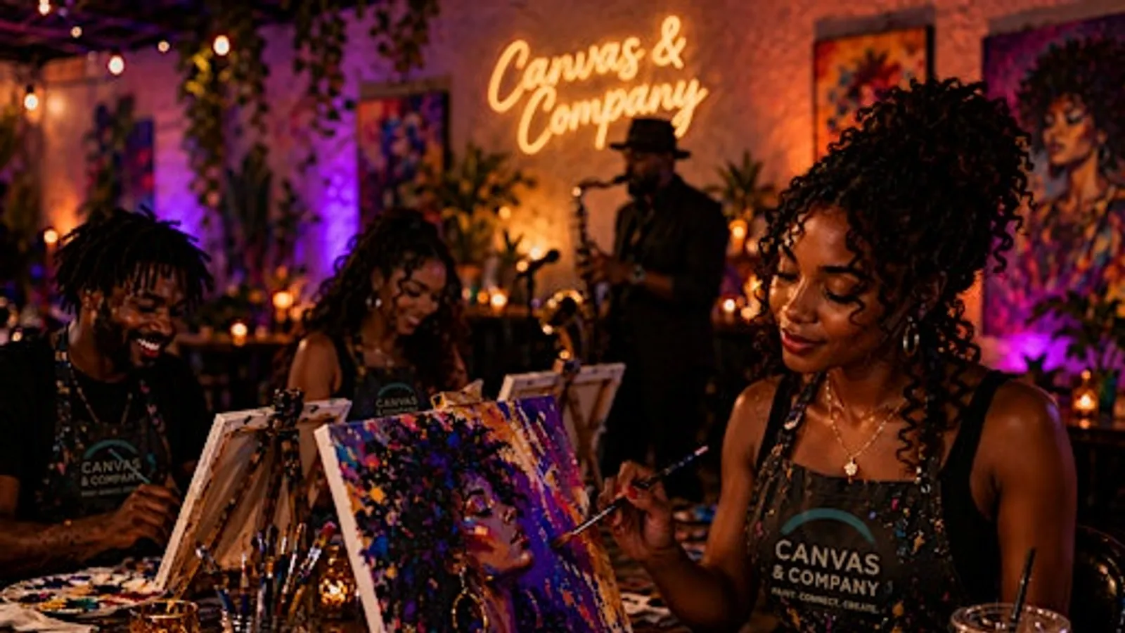 Soulful Strokes: An Urban Neo-Soul Paint Experience (18+)
