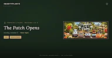 Pumpkins & Palms: The Patch Opens