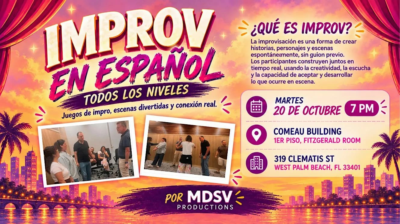 Improv en Español – West Palm Beach – Oct 20