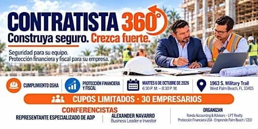 Contratista 360. Construya seguro. Crezca fuerte