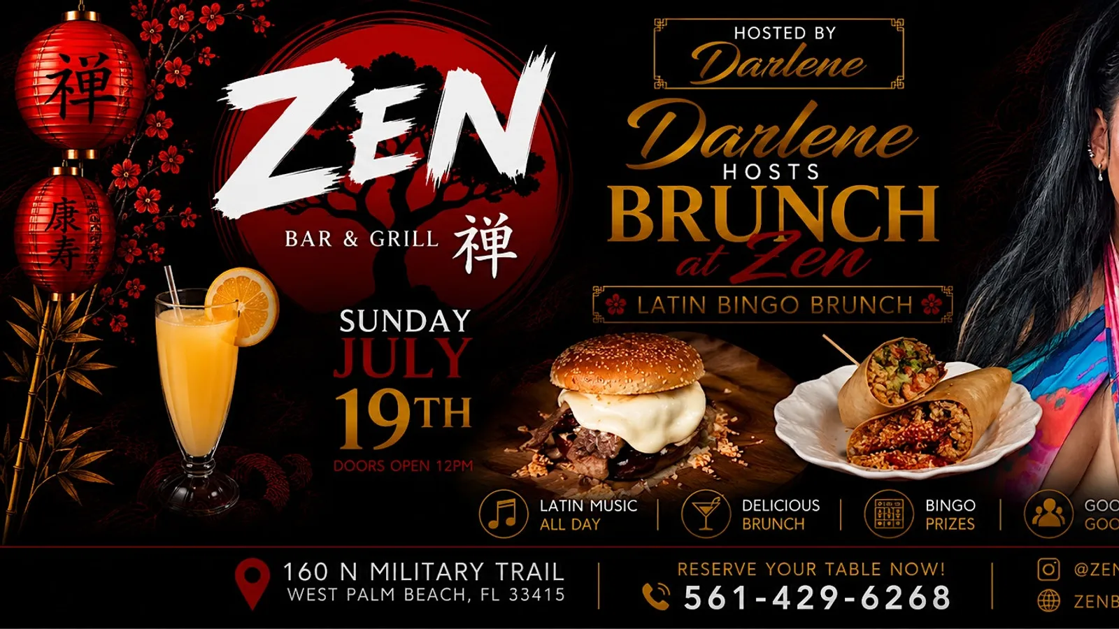 Latin Bingo Brunch at Zen