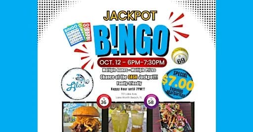 B!NGO Before the Bills! 6PM at Lilo’s | Oct. 12