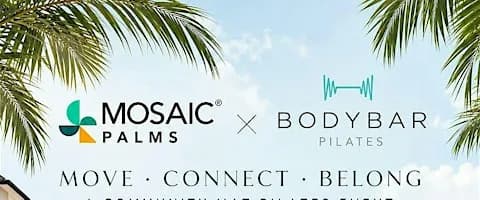BODYBAR x Mosaic Palms | Free Mat Pilates Class
