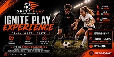 The Ignite Soccer Experience: Ages U15-U18