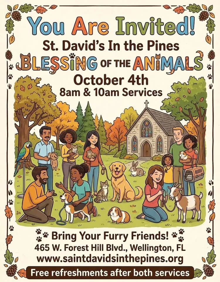 St. David's In the Pines: Blessing of the Animals