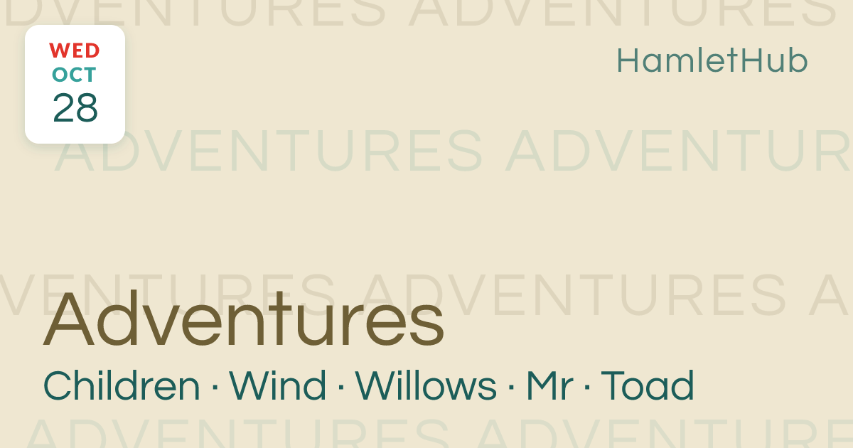 Children - The Wind and the Willows (The Adventures of Mr. Toad) · Oct ...
