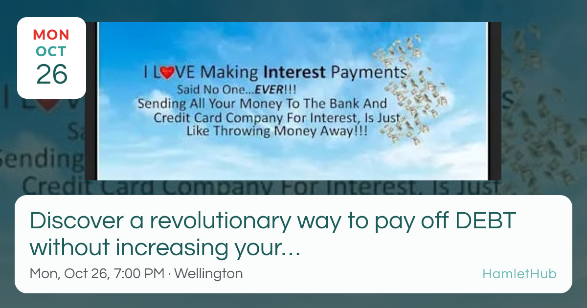 Discover a revolutionary way to pay off DEBT without increasing your ...