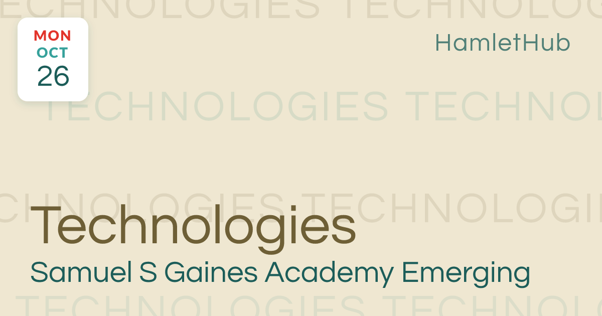 Samuel S. Gaines Academy of Emerging Technologies @ St. Lucie West ...